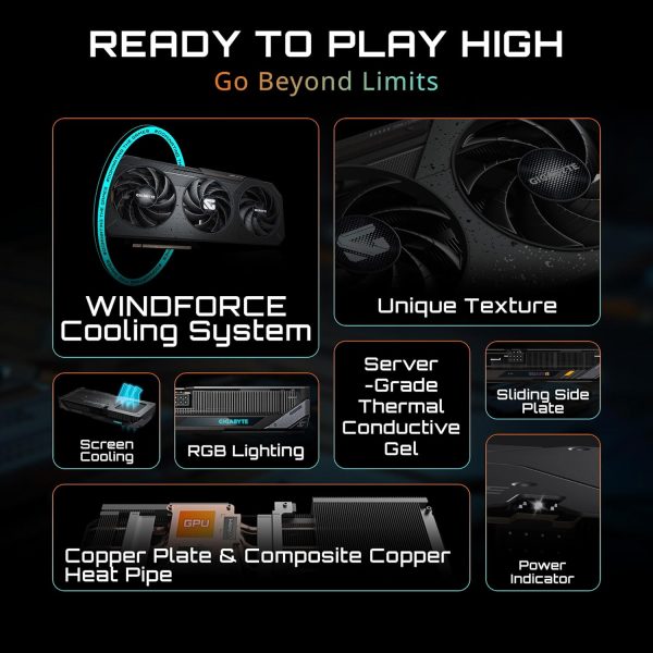 GIGABYTE RX 9060 XT Gaming OC 16GB - Image 3