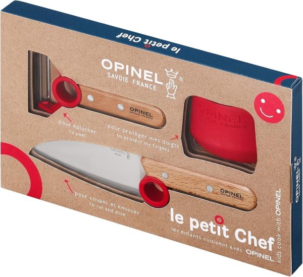 Opinel 'Le Petit Chef' 3-Piece Kitchen Set - Image 3