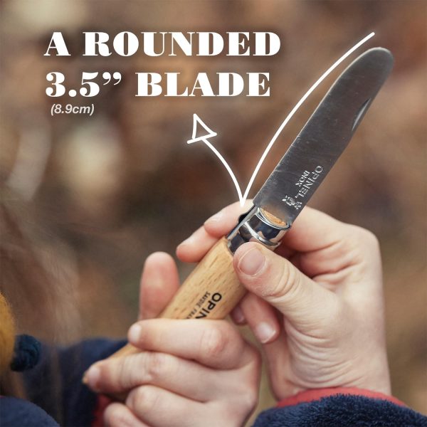 My First Opinel No. 7 Kids' Folding Knife (Blue) - Image 3