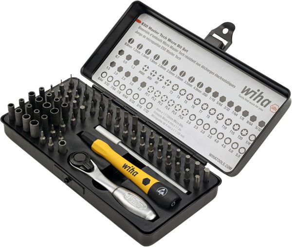 Wiha 65-Piece ESD-Safe Precision Tool Set - Image 3