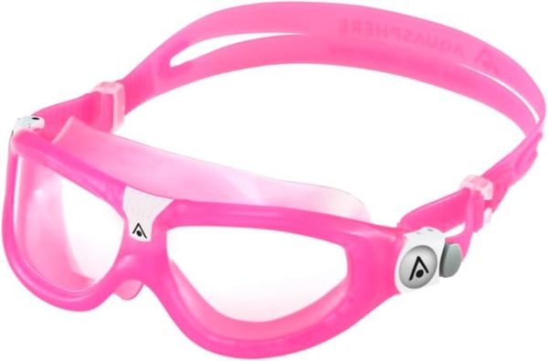 Aqua Sphere Seal Kid 2 Swimming Goggles - Clear Lens/Pink, One Size - Image 3