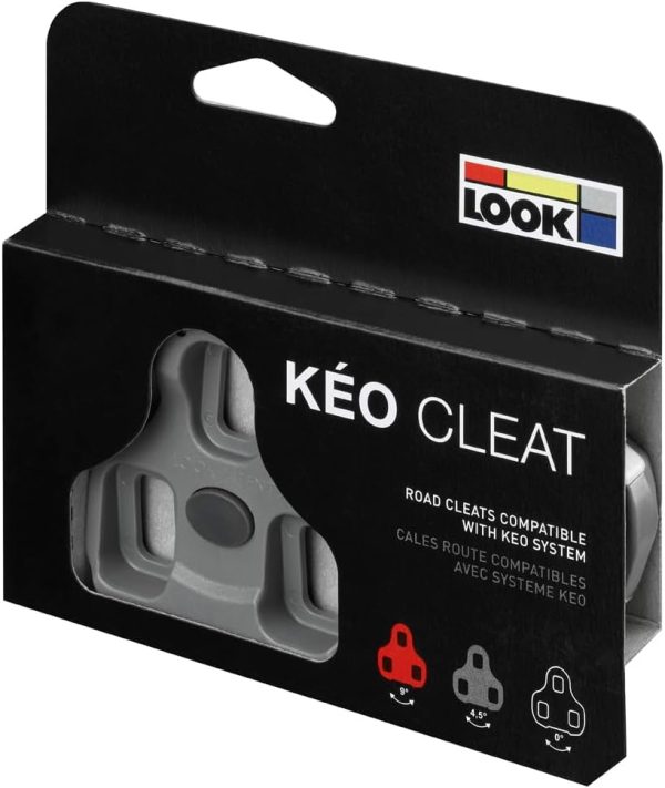 Look KEO Grip 4.5 Degree Cleats, Grey - Image 3
