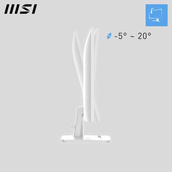 MSI PRO 27-inch Slim White Monitor - Image 4