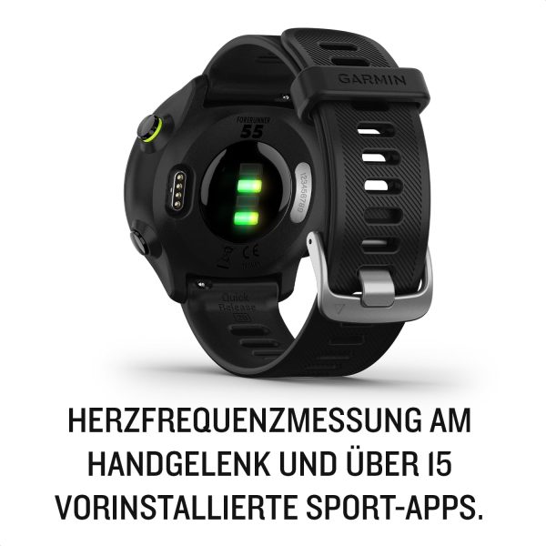 Garmin Forerunner 55 GPS Running Watch (Black) - Image 4