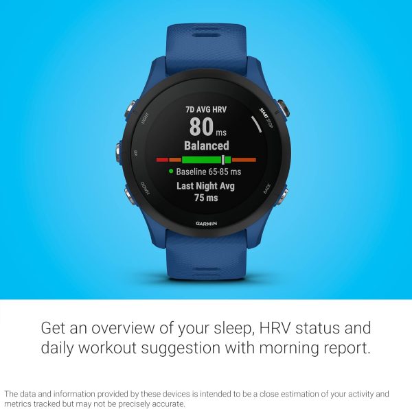 Garmin Forerunner 255 Running Smartwatch (Tidal Blue) - Image 4