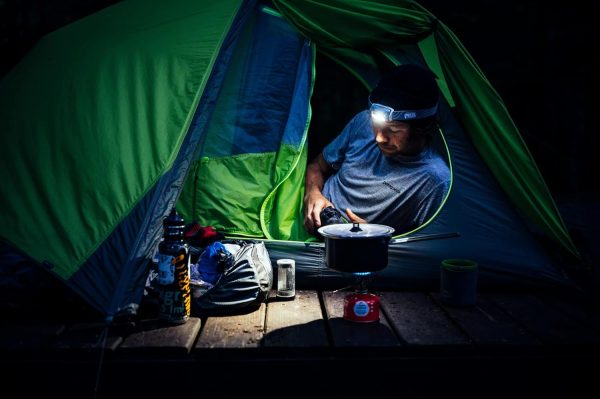 PETZL TIKKINA Headlamp - Compact, Easy-to-Use 300 Lumen Headlamp, Designed for Hiking, Climbing, Running, and Camping - Grey - Image 4