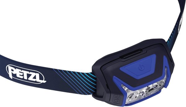 PETZL ACTIK CORE Headlamp - Powerful, Rechargeable 600 Lumen Light with Red Lighting for Hiking, Climbing, and Camping - Blue - Image 4