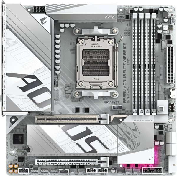 GIGABYTE AORUS Elite ICE Compact AMD Motherboard - Image 4