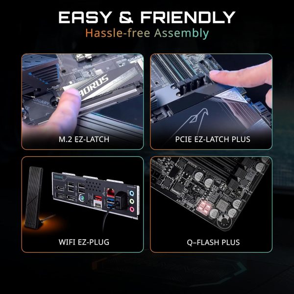 GIGABYTE AORUS Elite AMD Motherboard with WiFi 7 - Image 4