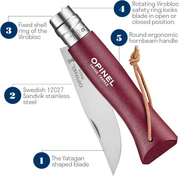 Opinel Colorama No. 08 Folding Knife - Image 4