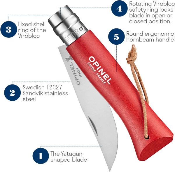 Opinel Colorama No. 08 Folding Knife - Image 4