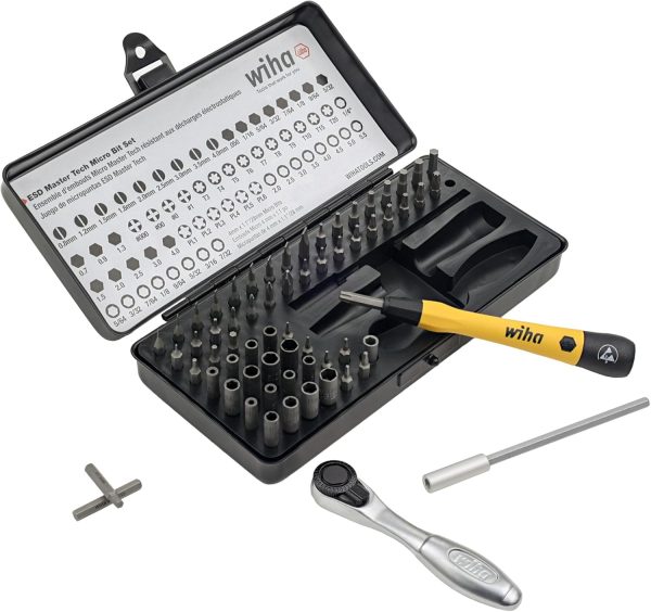 Wiha 65-Piece ESD-Safe Precision Tool Set - Image 4
