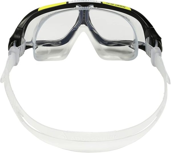 Aqua Sphere Seal 2.0 Swim Goggles - Unisex Adult, Clear Lens, Black/Gray Frame,One Size - Image 4