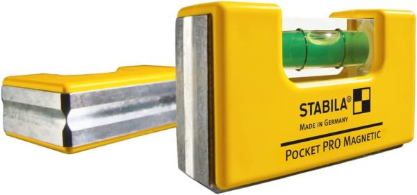 Stabila Magnetic Pocket Level PRO with Holster Yellow