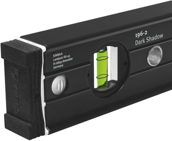 Stabila 2-Piece Type 196-2 Dark Shadow 24 in. / 48 in. Level Set - Image 3