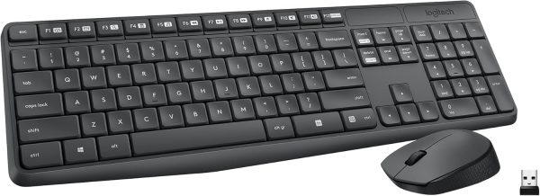 Logitech MK235 Wireless Keyboard and Mouse Combo for Windows