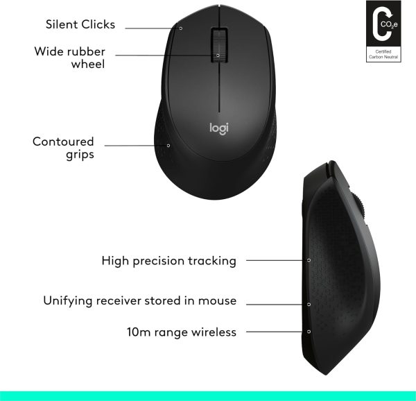 Logitech M330 SILENT Wireless Mouse - Image 3