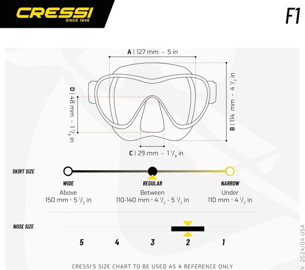 Cressi F1, Pink - Image 4