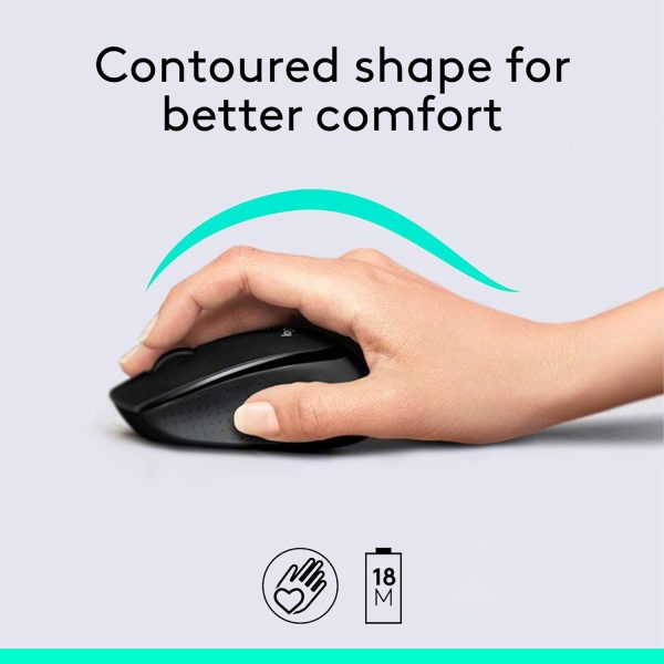 Logitech MK345 Wireless Keyboard and Mouse Combo with Palm Rest - Image 3