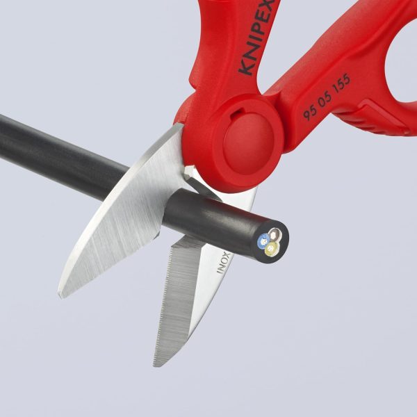 KNIPEX Electrician's Shears 95 05 155 SBA - Image 3