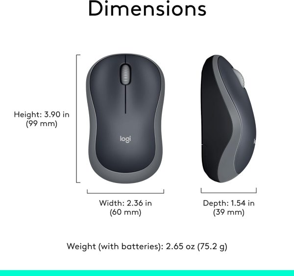Logitech M185 Wireless Mouse - Image 4