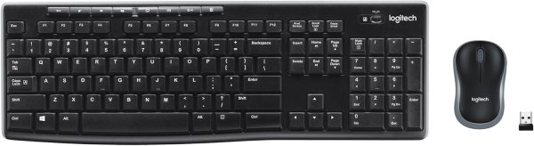 Logitech MK270 Wireless Keyboard and Mouse Combo for Windows