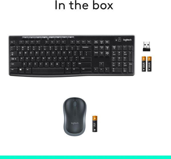 Logitech MK270 Wireless Keyboard and Mouse Combo for Windows - Image 4