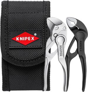 KNIPEX 2 Pc Mini Pliers XS Set in Belt Pouch 00 20 72 V0 4XS