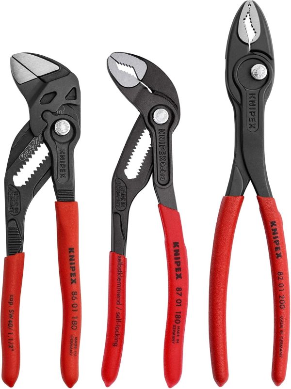 KNIPEX 3 Pc Top Selling Pliers Set 9K 00 80 156 US