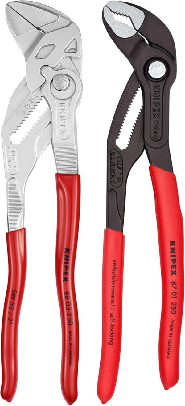 KNIPEX Cobra Water Pump and Pliers Wrench Set 9K 00 80 147 US