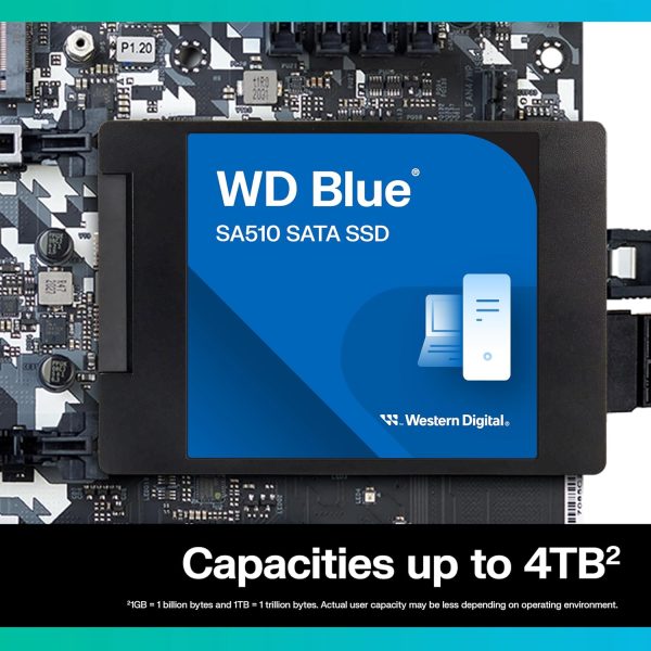 Western Digital 1TB WD Blue SA510 SATA Internal Solid State Drive SSD - Image 3