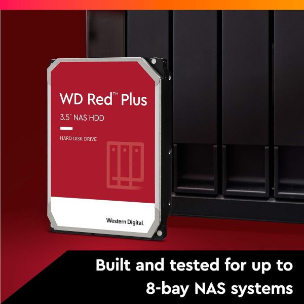 Western Digital 3TB WD Red Plus NAS Internal Hard Drive HDD - Image 3