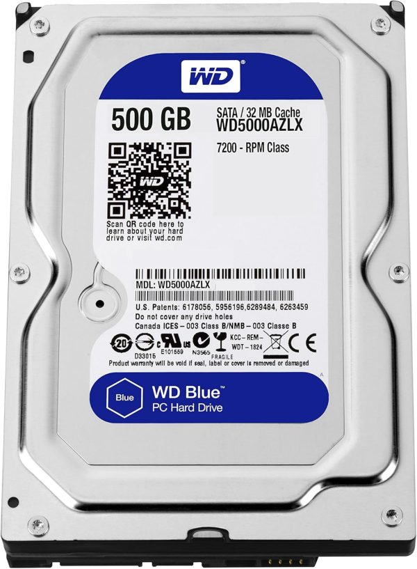 WD Blue 500GB Desktop Hard Disk Drive - Image 3