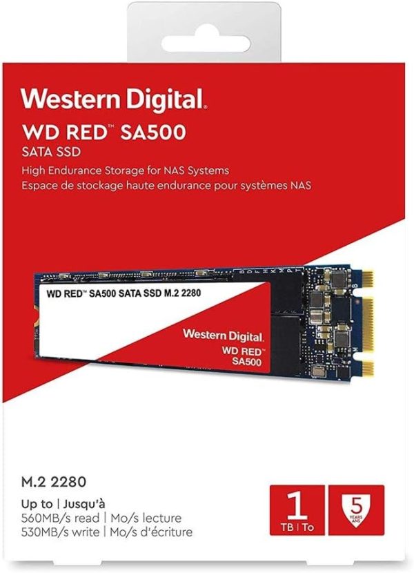 Western Digital 1TB WD Red SA500 NAS 3D NAND Internal SSD - Image 2