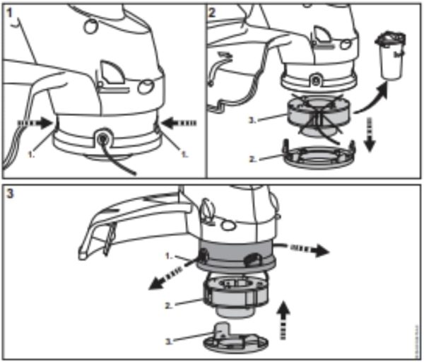 Stihl Replacement String Heads For FSA 56 4008 710 4302 - Image 4