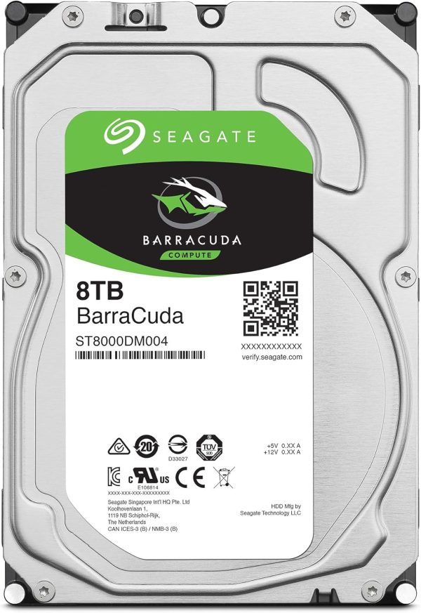 Seagate BarraCuda Internal Hard Drive 8TB SATA - Image 2