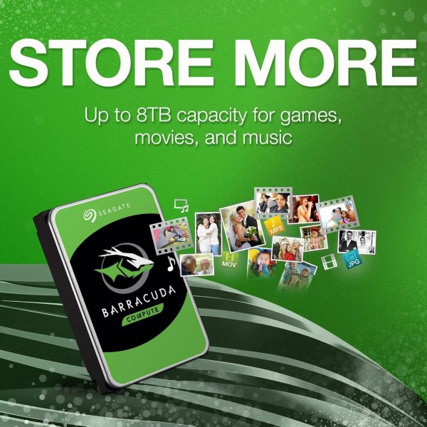Seagate BarraCuda Internal Hard Drive 8TB SATA - Image 4