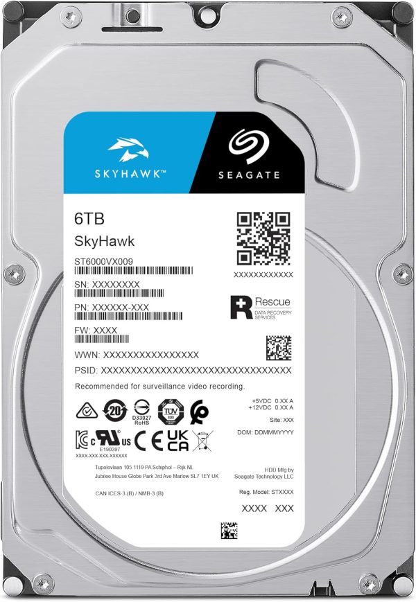 Seagate Skyhawk 6TB Video Internal Hard Drive HDD - Image 3