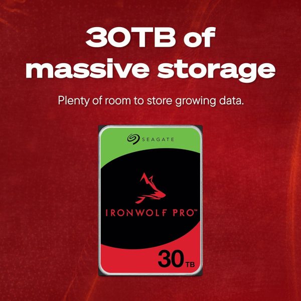 Seagate IronWolf Pro 30TB Enterprise NAS Internal HDD Hard Drive - Image 4