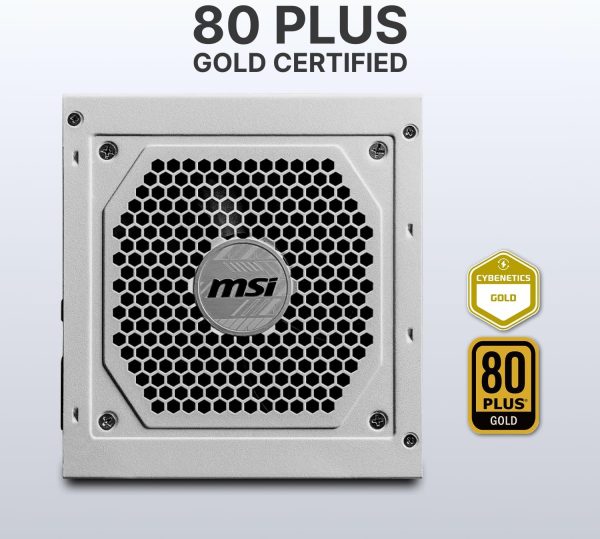 MSI MAG 850W White Power Supply with a 10-Year Warranty - Image 5
