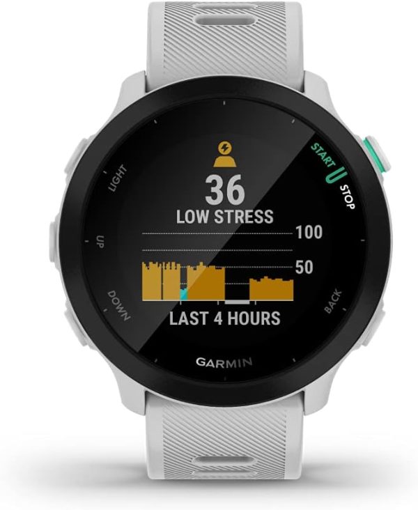 Garmin Forerunner 55 GPS Running Watch (White) - Image 5