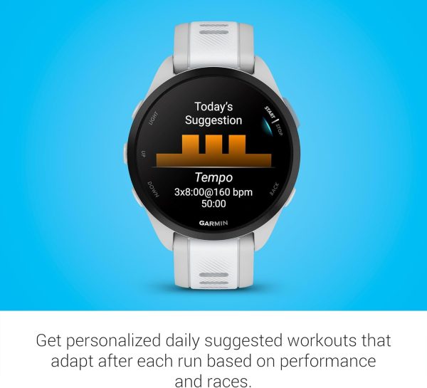 Garmin Forerunner 165 Running Smartwatch (Whitestone) - Image 5