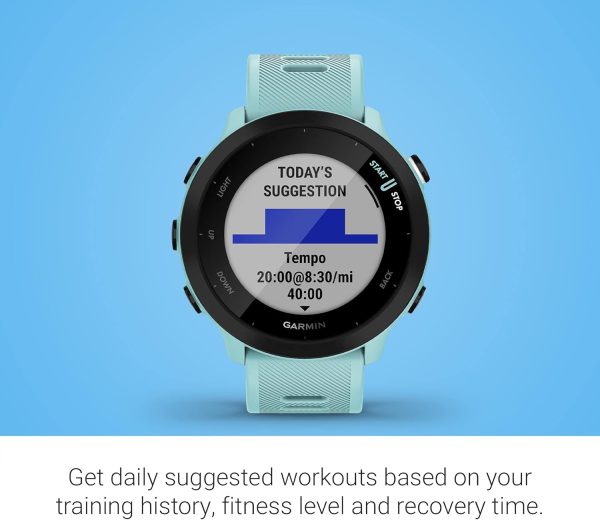Garmin Forerunner 55 GPS Running Watch (Aqua) - Image 5