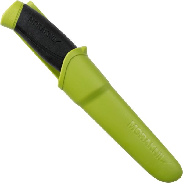 Morakniv Companion (S) Stainless Steel Fixed-Blade Knife With Sheath, Olive Green, 4.1 Inch - Image 2