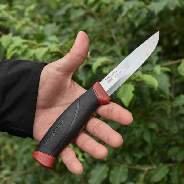 Morakniv M-13216 Companion Fixed Blade Outdoor Knife with Stainless Steel Blade, 4.1-Inch, Desert Tan - Image 4