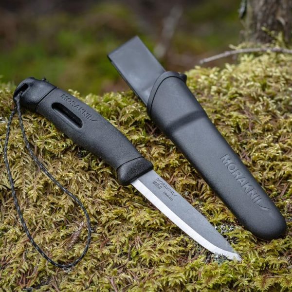 Morakniv Companion Spark Stainless Steel Fixed-Blade Knife With Sheath and Fire Starter, 3.9 Inch - Image 3