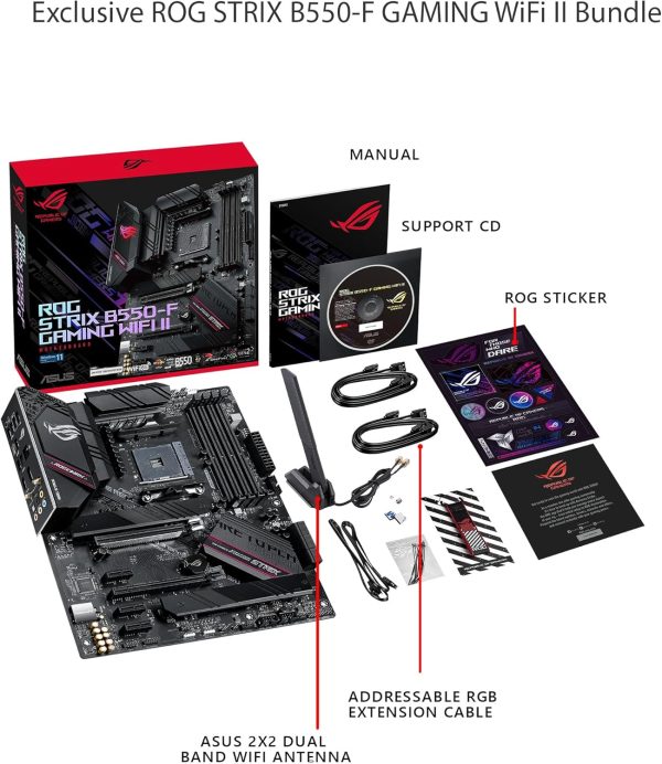 Asus ROG Strix Gaming Motherboard for AMD with Ultra-Fast WiFi and Internet - Image 6