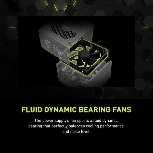 MSI MAG 750W Power Supply with a 10-Year Warranty - Image 6
