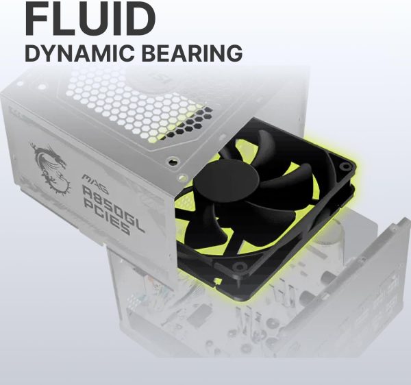 MSI MAG 850W White Power Supply with a 10-Year Warranty - Image 6