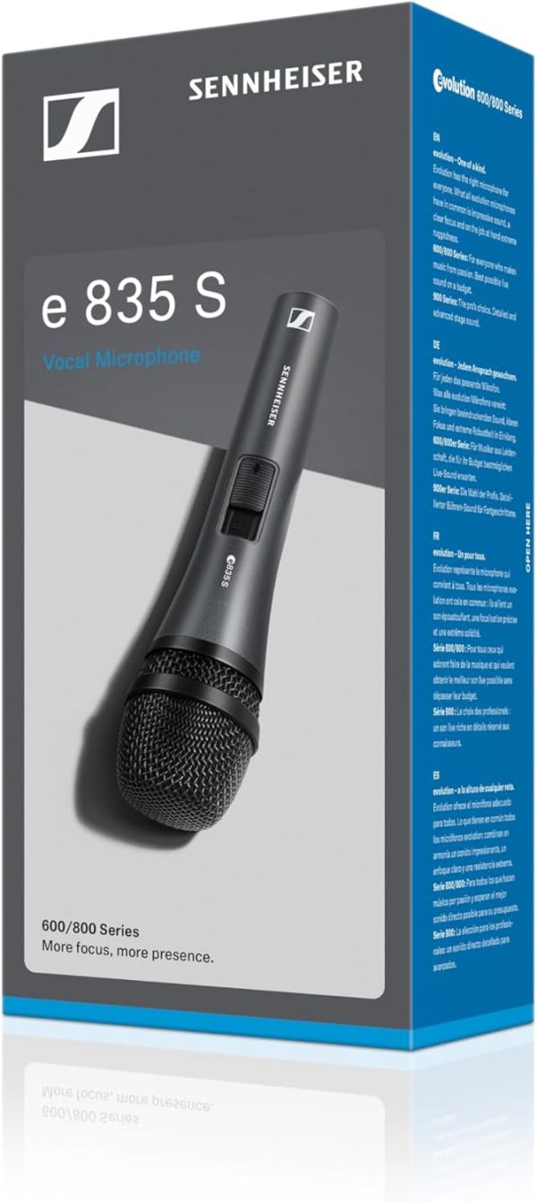 Sennheiser e 835-S Vocal Microphone - Image 6